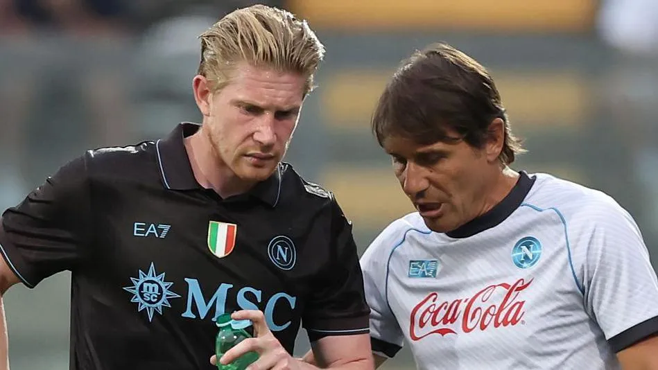 Celebrated in the manner of Maradona – might the Belgian maestro return to haunt Man City?